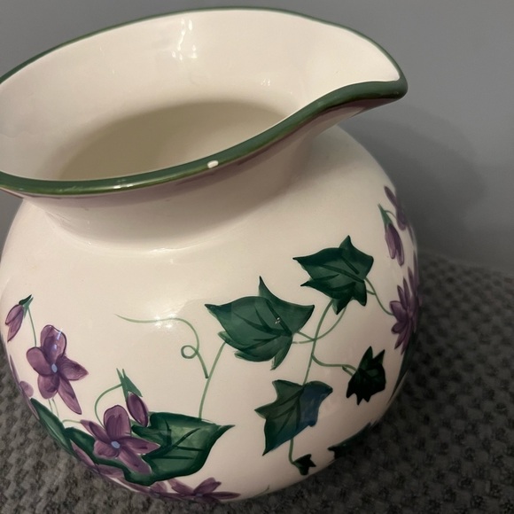 Waverly Garden Room Sweet Violet Pitcher - Picture 5 of 7